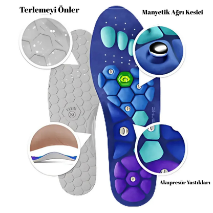 Akupresür Manyetik Tabanlık